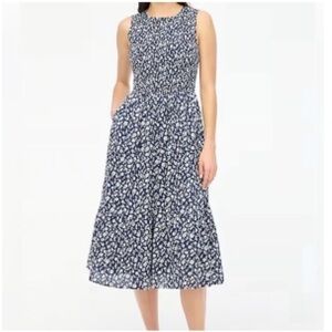 JCrew Floral Midi Dress Size XXL